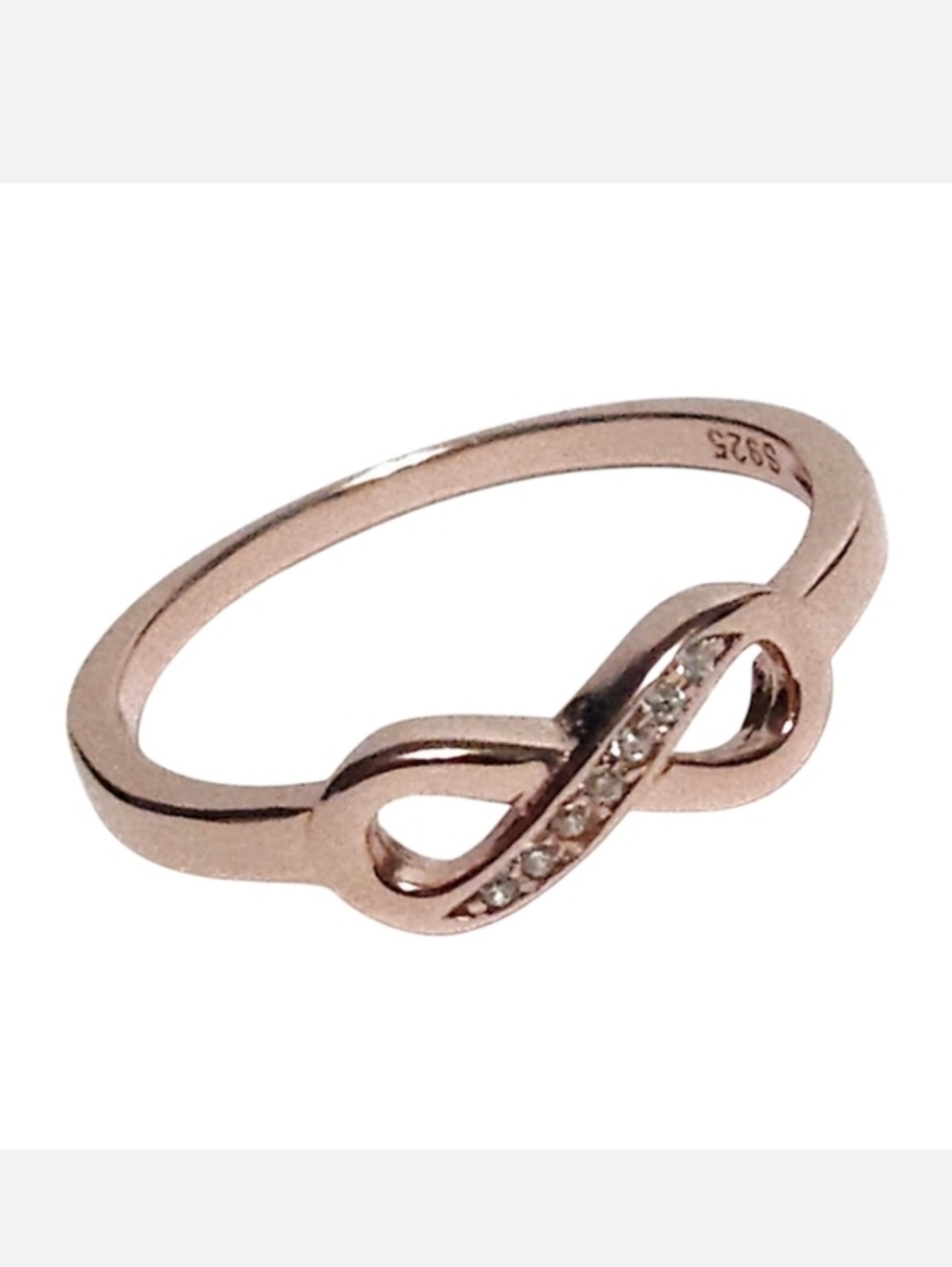 Rose Stefling Silver Infinity Ring